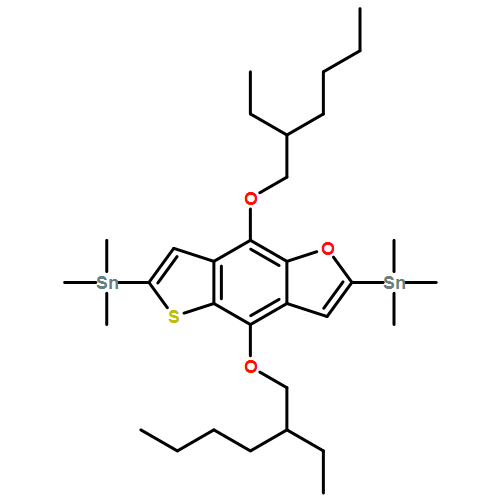 Stannane, 1,1'-[4,8-bis[(2-ethylhexyl)oxy]thieno[2,3-f]benzofuran-2,6-diyl]bis[1,1,1-trimethyl- 