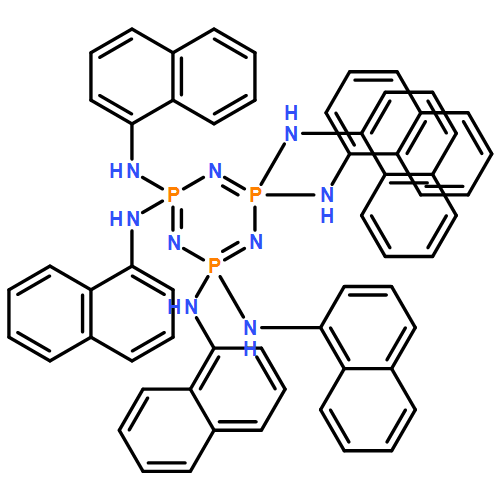 2λ5,4λ5,6λ5-1,3,5,2,4,6-Triazatriphosphorine-2,2,4,4,6,6-hexamine, N2,N4,N6,N'2,N'4,N'6-hexa-1-naphthalenyl- 