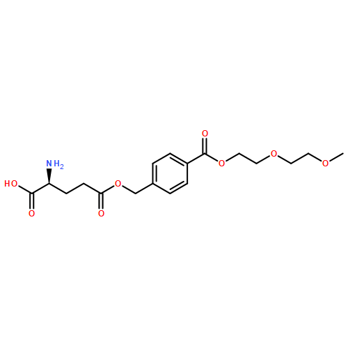 L-Glutamic acid, 5-[[4-[[2-(2-methoxyethoxy)ethoxy]carbonyl]phenyl]methyl] ester 