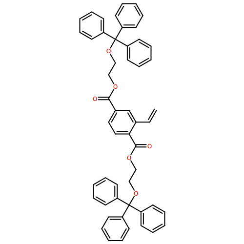 1,4-Benzenedicarboxylic acid, 2-ethenyl-, 1,4-bis[2-(triphenylmethoxy)ethyl] ester 