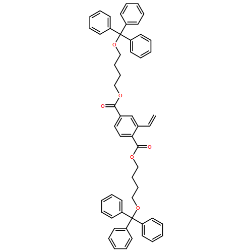 1,4-Benzenedicarboxylic acid, 2-ethenyl-, 1,4-bis[4-(triphenylmethoxy)butyl] ester 