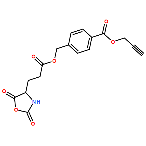 4-Oxazolidinepropanoic acid, 2,5-dioxo-, [4-[(2-propyn-1-yloxy)carbonyl]phenyl]methyl ester, (4S)- 