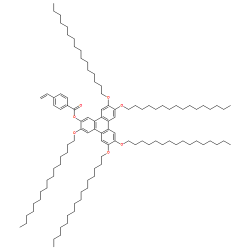 Benzoic acid, 4-ethenyl-, 3,6,7,10,11-pentakis(hexadecyloxy)-2-triphenylenyl ester 