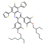 Quinoxaline, 2,3-bis[4-[(2-ethylhexyl)oxy]-3,5-difluorophenyl]-6,7-difluoro-5,8-di-2-thienyl- 