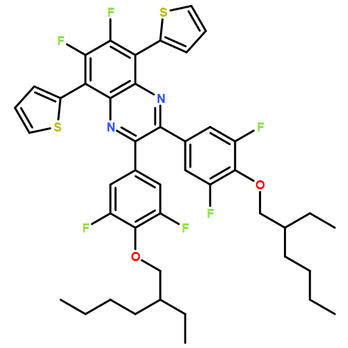 Quinoxaline, 2,3-bis[4-[(2-ethylhexyl)oxy]-3,5-difluorophenyl]-6,7-difluoro-5,8-di-2-thienyl- 