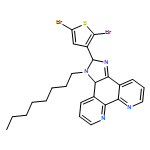 1H-Imidazo[4,5-f][1,10]phenanthroline, 2-(2,5-dibromo-3-thienyl)-2,11b-dihydro-1-octyl- 