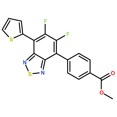 Benzoic acid, 4-[5,6-difluoro-7-(2-thienyl)-2,1,3-benzothiadiazol-4-yl]-, methyl ester 