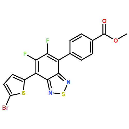 Benzoic acid, 4-[7-(5-bromo-2-thienyl)-5,6-difluoro-2,1,3-benzothiadiazol-4-yl]-, methyl ester 