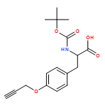 L-Tyrosine, N-[(1,1-dimethylethoxy)carbonyl]-O-2-propyn-1-yl- 