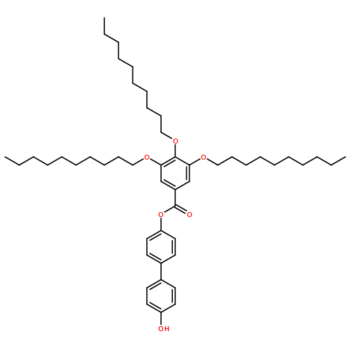 Benzoic acid, 3,4,5-tris(decyloxy)-, 4'-hydroxy[1,1'-biphenyl]-4-yl ester 