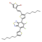 2,1,3-Benzothiadiazole, 4-[5-[2-(2,5-dibromo-3-thienyl)ethenyl]-4-hexyl-2-thienyl]-5,6-difluoro-7-(4-hexyl-2-thienyl)- 