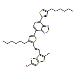 2,1,3-Benzothiadiazole, 4-[5-[2-(2,5-dibromothieno[3,2-b]thien-3-yl)ethenyl]-4-hexyl-2-thienyl]-7-(4-hexyl-2-thienyl)- 