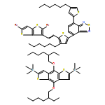 2,1,3-Benzothiadiazole, 4-[5-[2-(2,5-dibromothieno[3,2-b]thien-3-yl)ethenyl]-4-hexyl-2-thienyl]-7-(4-hexyl-2-thienyl)-, polymer with 1,1'-[4,8-bis[(2-ethylhexyl)oxy]benzo[1,2-b:4,5-b']dithiophene-2,6-diyl]bis[1,1,1-trimethylstannane] 