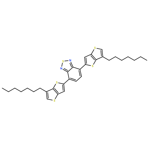 2,1,3-Benzothiadiazole, 4,7-bis(6-heptylthieno[3,2-b]thien-2-yl)- 