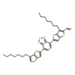 Thieno[3,2-b]thiophene-2-carboxaldehyde, 3-heptyl-5-[7-(6-heptylthieno[3,2-b]thien-2-yl)-2,1,3-benzothiadiazol-4-yl]- 