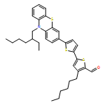 [2,2'-Bithiophene]-5-carboxaldehyde, 5'-[10-(2-ethylhexyl)-10H-phenothiazin-3-yl]-4-hexyl- 