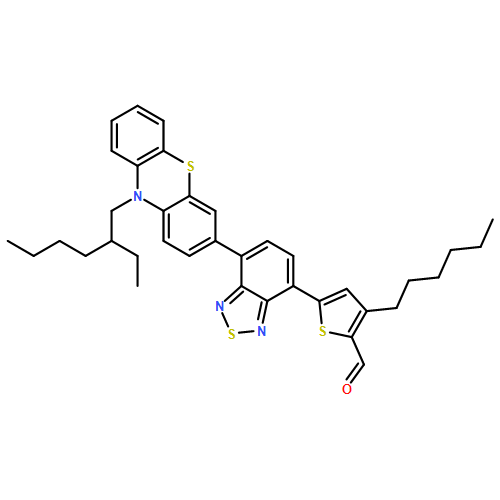 2-Thiophenecarboxaldehyde, 5-[7-[10-(2-ethylhexyl)-10H-phenothiazin-3-yl]-2,1,3-benzothiadiazol-4-yl]-3-hexyl- 