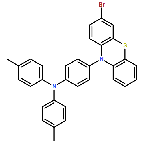 Benzenamine, 4-(3-bromo-10H-phenothiazin-10-yl)-N,N-bis(4-methylphenyl)- 