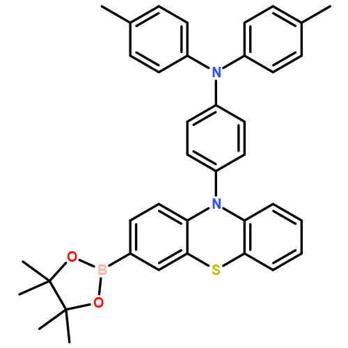 Benzenamine, N,N-bis(4-methylphenyl)-4-[3-(4,4,5,5-tetramethyl-1,3,2-dioxaborolan-2-yl)-10H-phenothiazin-10-yl]- 