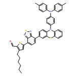 2-Thiophenecarboxaldehyde, 5-[7-[10-[4-[bis(4-methylphenyl)amino]phenyl]-10H-phenothiazin-3-yl]-2,1,3-benzothiadiazol-4-yl]-3-hexyl- 