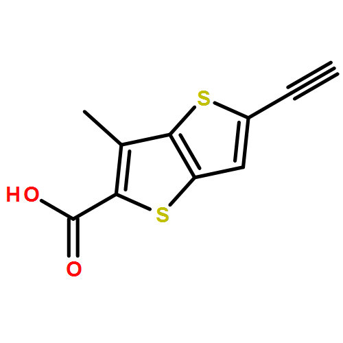 Thieno[3,2-b]thiophene-2-carboxylic acid, 5-ethynyl-3-methyl- 