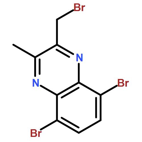 Quinoxaline, 5,8-dibromo-2-(bromomethyl)-3-methyl- 