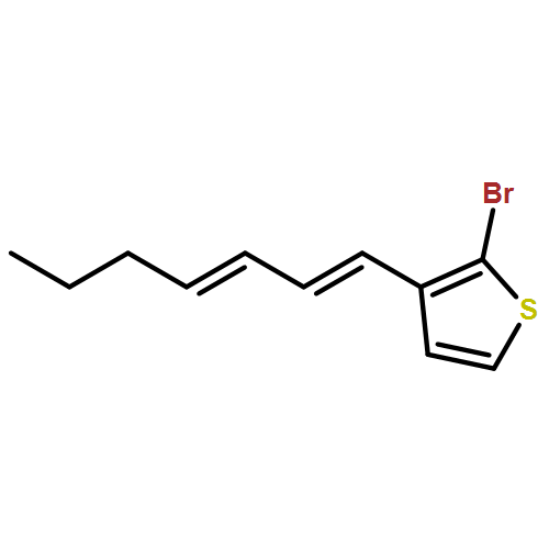 Thiophene, 2-bromo-3-(1E,3E)-1,3-heptadien-1-yl- 