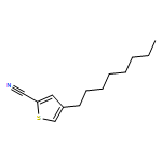 2-Thiophenecarbonitrile, 4-octyl- 