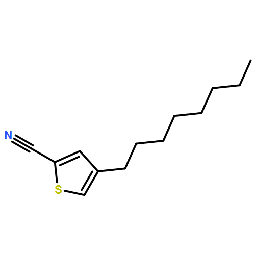 2-Thiophenecarbonitrile, 4-octyl- 