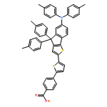 Benzoic acid, 4-[5-[6-[bis(4-methylphenyl)amino]-4,4-bis(4-methylphenyl)-4H-indeno[1,2-b]thien-2-yl]-2-thienyl]- 