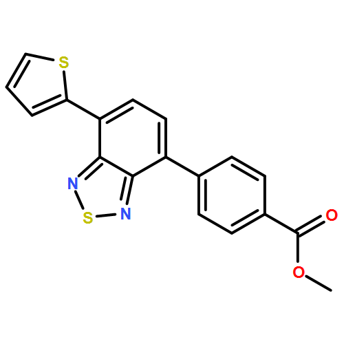 Benzoic acid, 4-[7-(2-thienyl)-2,1,3-benzothiadiazol-4-yl]-, methyl ester 