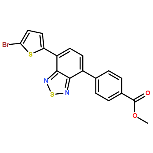 Benzoic acid, 4-[7-(5-bromo-2-thienyl)-2,1,3-benzothiadiazol-4-yl]-, methyl ester 