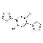 Thiophene, 2,2'-(2,5-dibromo-1,4-phenylene)bis- 