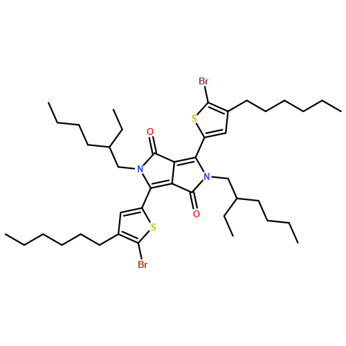 Pyrrolo[3,4-c]pyrrole-1,4-dione, 3,6-bis(5-bromo-4-hexyl-2-thienyl)-2,5-bis(2-ethylhexyl)-2,5-dihydro- 