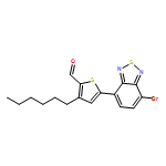 2-Thiophenecarboxaldehyde, 5-(7-bromo-2,1,3-benzothiadiazol-4-yl)-3-hexyl- 