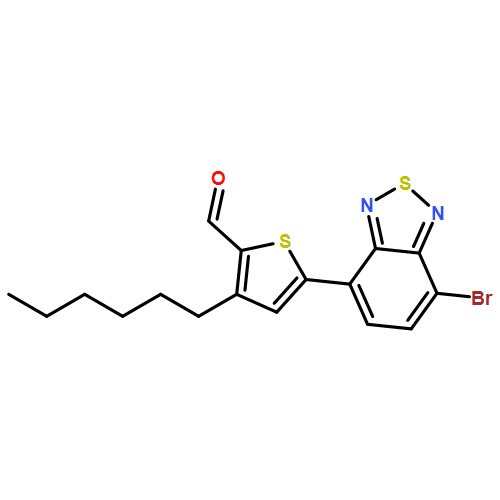 2-Thiophenecarboxaldehyde, 5-(7-bromo-2,1,3-benzothiadiazol-4-yl)-3-hexyl- 