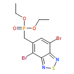 Phosphonic acid, P-[(4,7-dibromo-2,1,3-benzothiadiazol-5-yl)methyl]-, diethyl ester 