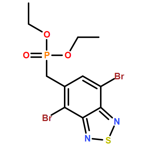 Phosphonic acid, P-[(4,7-dibromo-2,1,3-benzothiadiazol-5-yl)methyl]-, diethyl ester 