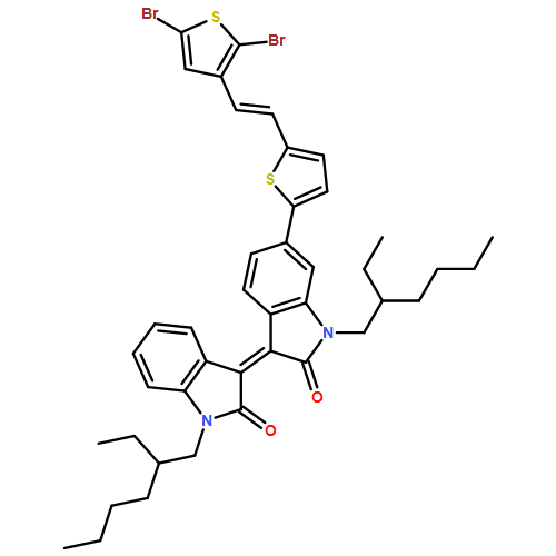 2H-Indol-2-one, 6-[5-[2-(2,5-dibromo-3-thienyl)ethenyl]-2-thienyl]-1-(2-ethylhexyl)-3-[1-(2-ethylhexyl)-1,2-dihydro-2-oxo-3H-indol-3-ylidene]-1,3-dihydro- 