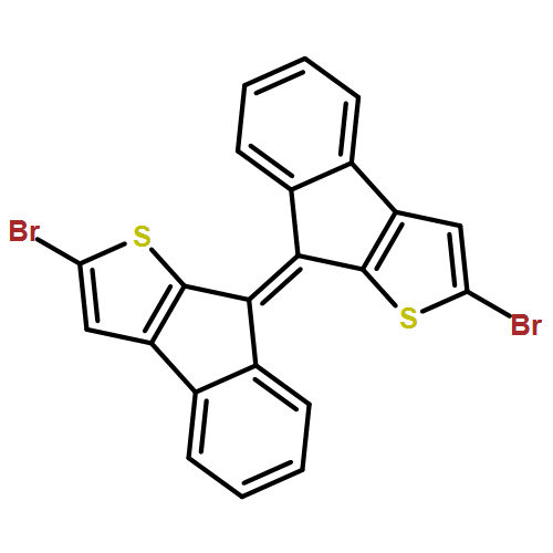 8H-Indeno[2,1-b]thiophene, 2-bromo-8-(2-bromo-8H-indeno[2,1-b]thien-8-ylidene)-, (8E)- 