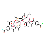 Benzoic acid, 4-(chlorocarbonyl)-, 1,1'-[1,3,5,7,9,11,13,15-octakis(2-methylpropyl)tetracyclo[9.5.1.13,9.15,15]octasiloxane-7,13-diyl] ester 