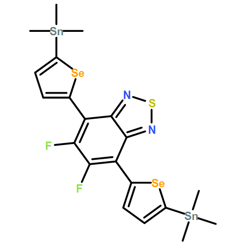 2,1,3-Benzothiadiazole, 5,6-difluoro-4,7-bis[5-(trimethylstannyl)selenophene-2-yl]- 