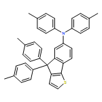 4H-Indeno[1,2-b]thiophen-6-amine, N,N,4,4-tetrakis(4-methylphenyl)- 