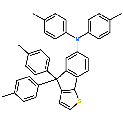 4H-Indeno[1,2-b]thiophen-6-amine, N,N,4,4-tetrakis(4-methylphenyl)- 