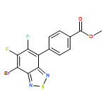 Benzoic acid, 4-(7-bromo-5,6-difluoro-2,1,3-benzothiadiazol-4-yl)-, methyl ester 