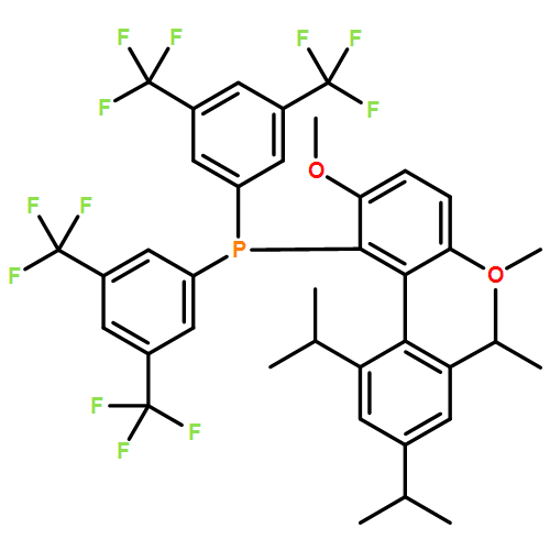 Phosphine, bis[3,5-bis(trifluoromethyl)phenyl][3,6-dimethoxy-2',4',6'-tris(1-methylethyl)[1,1'-biphenyl]-2-yl]-