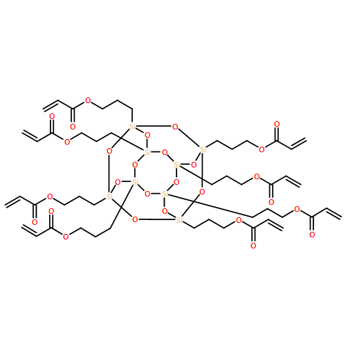 2-Propenoic acid, 1,1',1'',1''',1'''',1''''',1'''''',1'''''''-(pentacyclo[9.5.1.13,9.15,15.17,13]octasiloxane-1,3,5,7,9,11,13,15-octaylocta-3,1-propanediyl) ester 