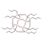 Pentacyclo[9.5.1.13,9.15,15.17,13]octasiloxane, 1,3,5,7,9,11,13,15-octakis(3-iodopropyl)- 