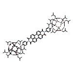 Anthra[2,1,9-def:6,5,10-d'e'f']diisoquinoline-1,3,8,10(2H,9H)-tetrone, 2,9-bis[4-[3,5,7,9,11,13,15-heptakis(2-methylpropyl)pentacyclo[9.5.1.13,9.15,15.17,13]octasiloxan-1-yl]phenyl]- 