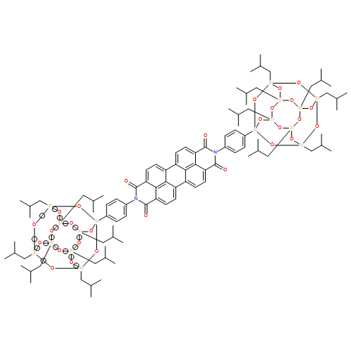 Anthra[2,1,9-def:6,5,10-d'e'f']diisoquinoline-1,3,8,10(2H,9H)-tetrone, 2,9-bis[4-[3,5,7,9,11,13,15-heptakis(2-methylpropyl)pentacyclo[9.5.1.13,9.15,15.17,13]octasiloxan-1-yl]phenyl]- 